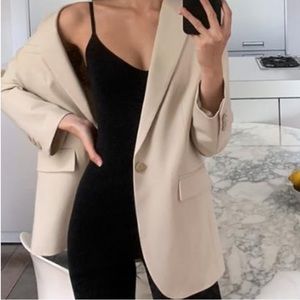 Aritzia Babaton Agency Blazer Cream/Beige XS